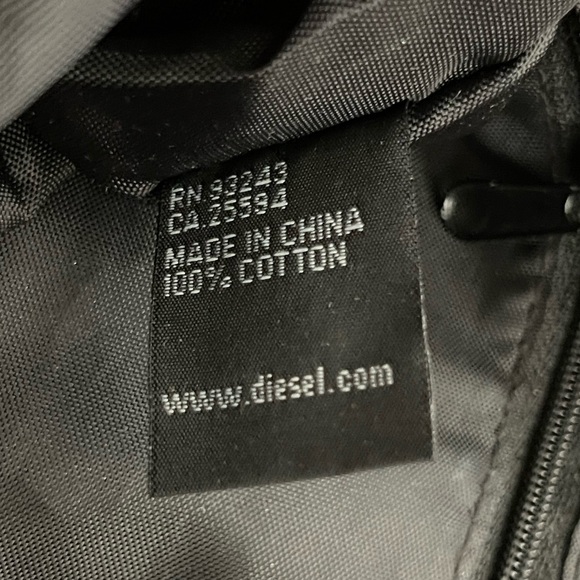 Diesel Spare Parts Corduroy Shoulder Bag - Picture 6 of 8